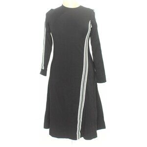OnQue Track Black & White Dress — Large